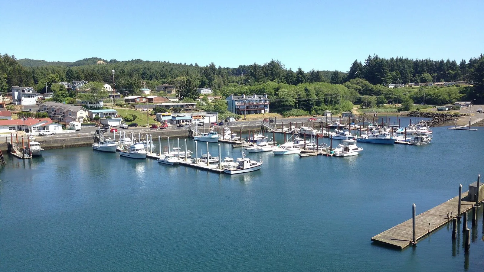 Depoe Bay Harbor, Oregon, Summer