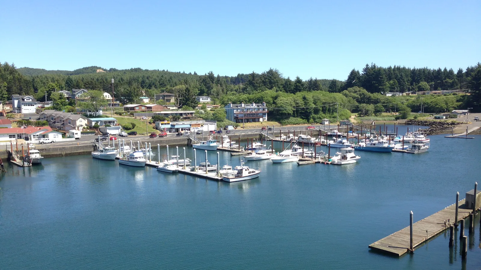 Depoe Bay Harbor, Oregon, Summer